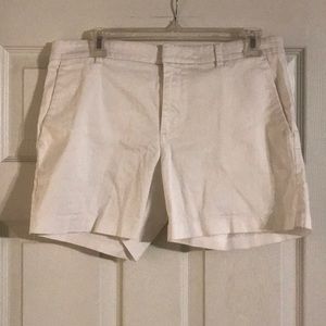 Banana Republic white shorts